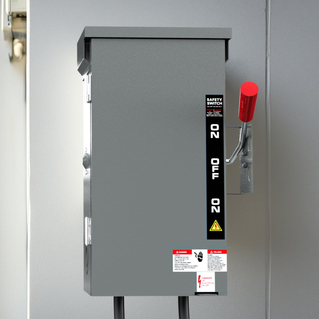 200 Amp Manual Generator Transfer Switch for Home, 48000W