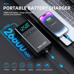 6000A Portable Car Battery Jump Starter with Air Compressor 160PSI