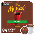 McCafe Premium Roast Decaf Coffee, K-Cup Pods, 84 Count