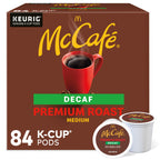 McCafe Premium Roast Decaf Coffee, K-Cup Pods, 84 Count