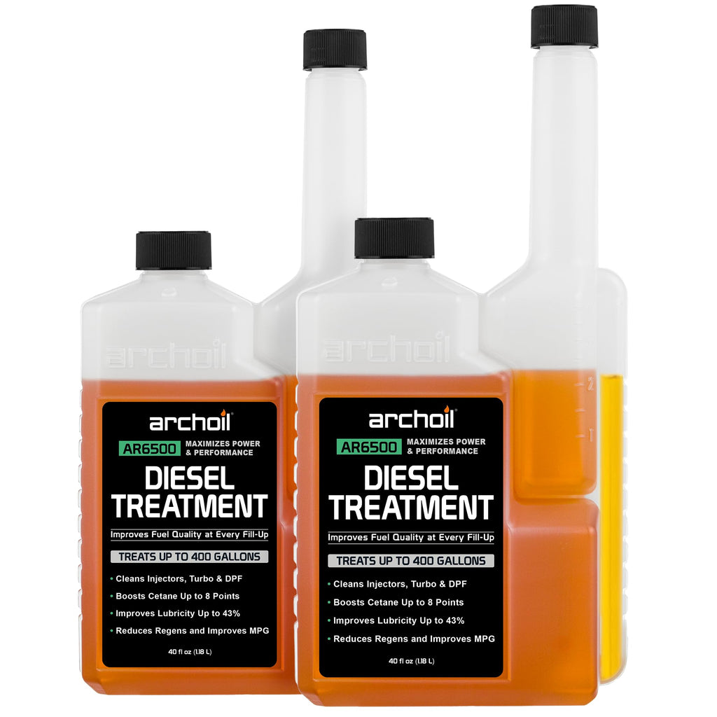 Archoil AR6500 Diesel Treatment (40 oz) Two Pack - Treats 800 Gallons, Diesel Fuel Additive - Lubricity Improver, Injector Cleaner, DPF & Turbo