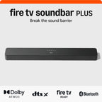 Fire TV Soundbar Plus (newest model) with built-in subwoofer, 3.1 channel, Dolby Atmos, clear dialogue