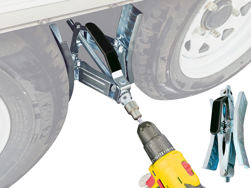 Camper Wheel Chock, 2 Sets of Tire Lock Chocks