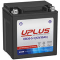 UPLUS YTX30L-BS Motorcycle Battery, YIX30L-BS Replacement Maintenance Free & High Performance, EB30-3-1 AGM Batteries ETX30L UTV Snowmobile ATV