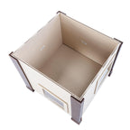 New Age Pet® ECOFLEX® Albany Outdoor Cat House, Maple/Brown