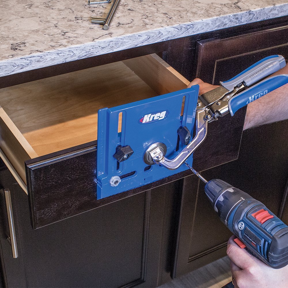 Kreg Cabinet Hardware Installation Jig, KHI-Pull, For 1" to 5" Pulls