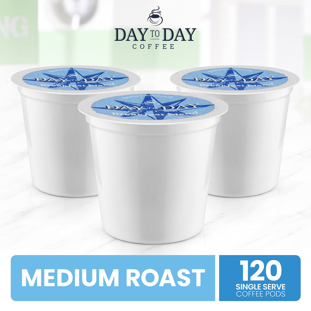 Day To Day Coffee Pods, Breakfast Blend Medium Roast, 120 Count K-Cup