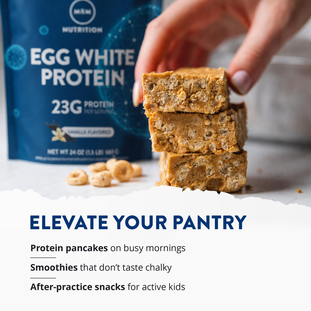 MRM Nutrition Egg White Protein - 23g Fat-Free Protein - 20 Servings