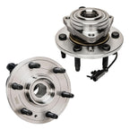 Detroit Axle - 4WD Front Wheel Bearing Hubs for 07-13 Chevy Silverado 1500