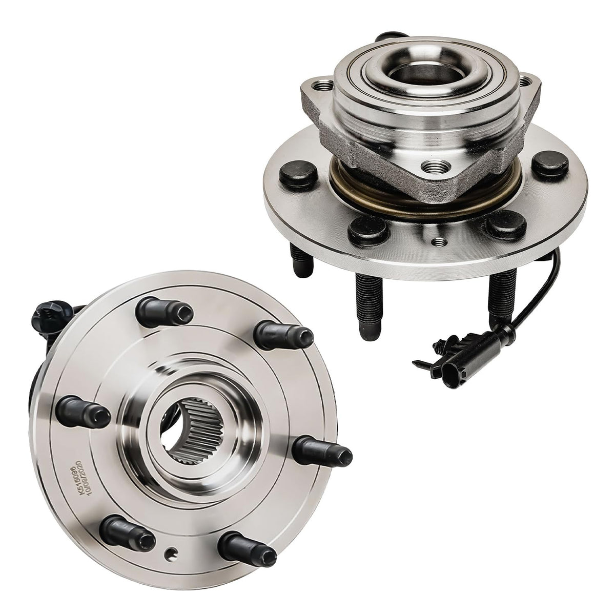 Detroit Axle - 4WD Front Wheel Bearing Hubs for 07-13 Chevy Silverado 1500
