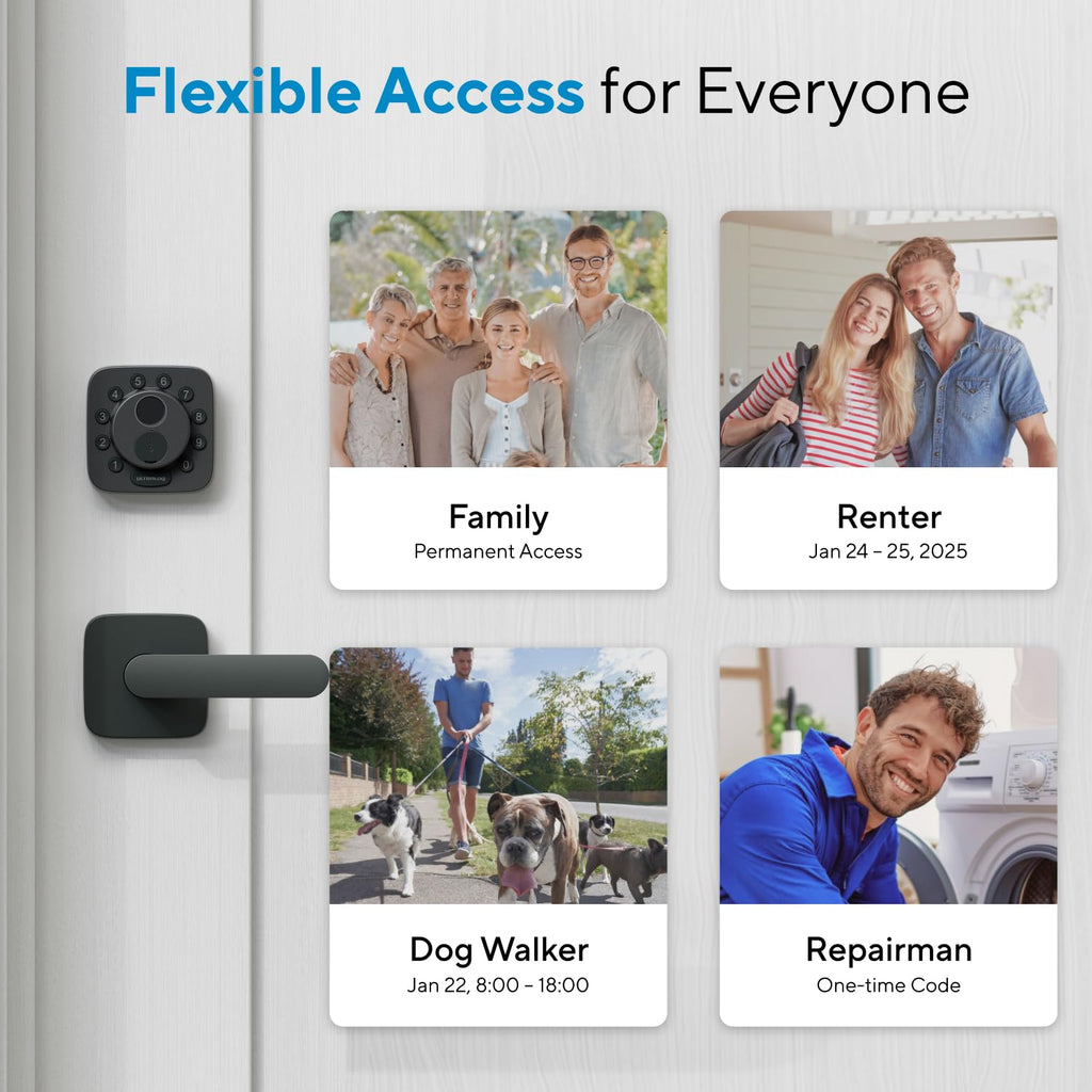 ULTRALOQ Bolt SE Wifi Smart Deadbolt Lock, Supports Matter, Remote Control