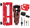 Door Hinge Jig, Door Hinge Template Kit for Router, Door Lock, Latch Kit