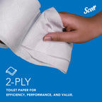 Scott Professional Standard Roll Toilet Paper, Bulk, 80 Rolls (13217)