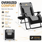 Oversized Zero Gravity Chair, 400-lb Capacity Recliner