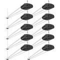 10 Pack 4FT LED Shop Light, 6500K, 40W=250W, 4400LM, 4 Linkable
