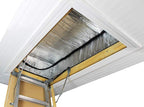Premium Energy Saving Attic Door Insulation Stairway Cover Stair Ladder Opening Attic Tent with Easy Access Zipper 25" × 54" × 11"