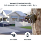 1/2 Mile Solar Wireless Driveway Alarm, 1 Receiver & 1 Sensor