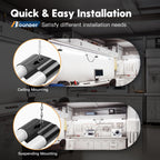 10 Pack 4FT LED Shop Light, 6500K, 40W=250W, 4400LM, 4 Linkable