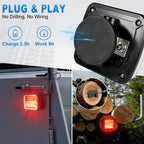 CD033 Magnetic Wireless Trailer Lights, LED Tow Light Kit