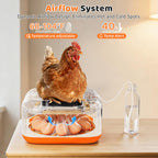 Egg Incubator for Hatching Eggs, 12 Egg Capacity, One-Touch Smart Hatching