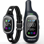 2-in-1 Dog Shock Collar and Bark Collar for Dogs – 3300FT Dog Training Collar with Remote, IP67 Waterproof e Collar with Anti