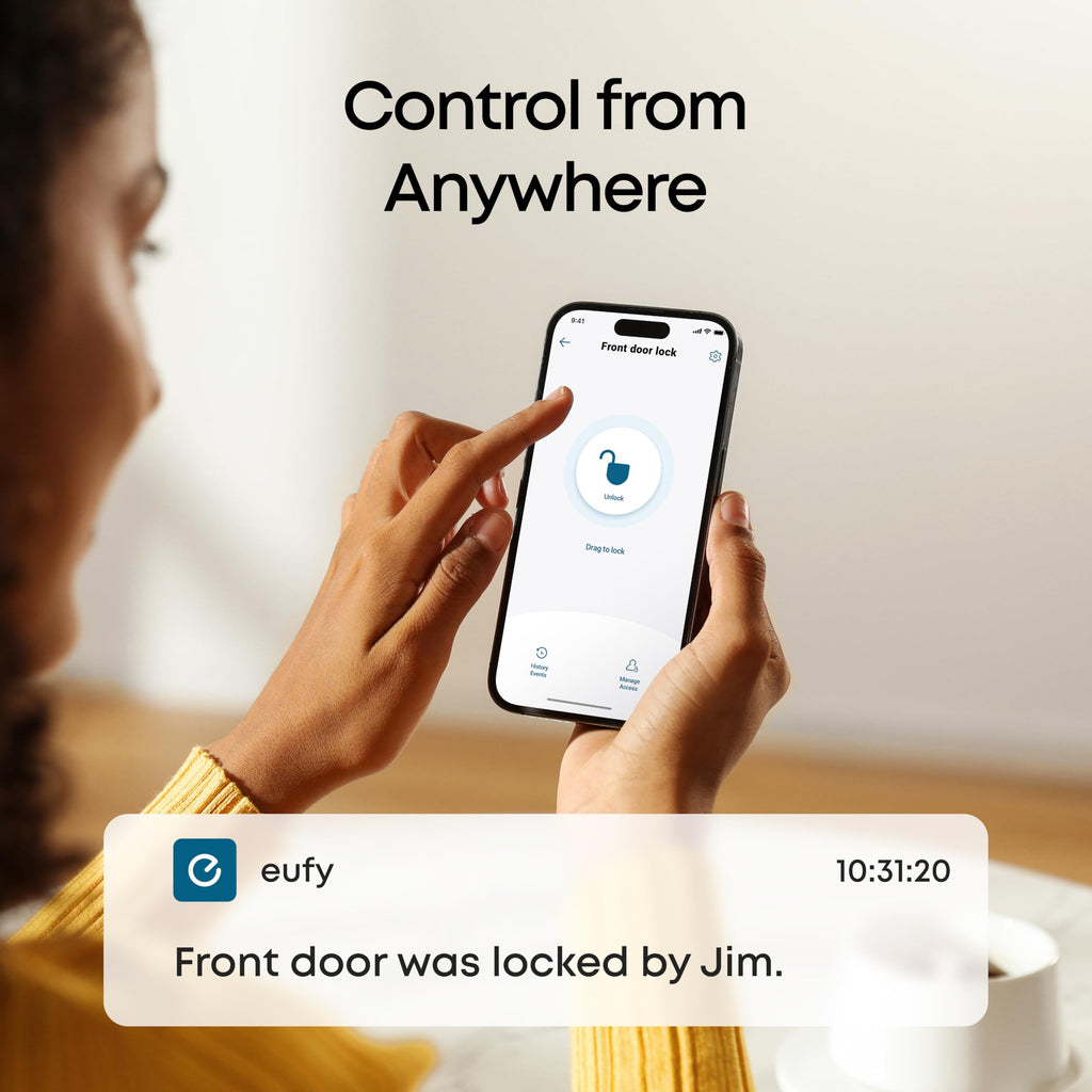 eufy Security Smart Lock C220, Fingerprint Keyless Entry Door Lock
