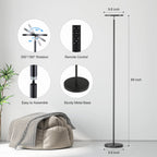 SUNMORY Floor Lamps for Living Room，LED Standing Lamp with Remote Control