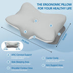 Ergonomic Memory Foam Cervical Pillow Contour Design