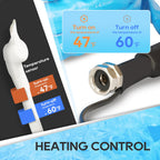 RVGUARD Heated Water Hose 25FT, -20 ℉ Freeze Protection for RV/Home/Garden