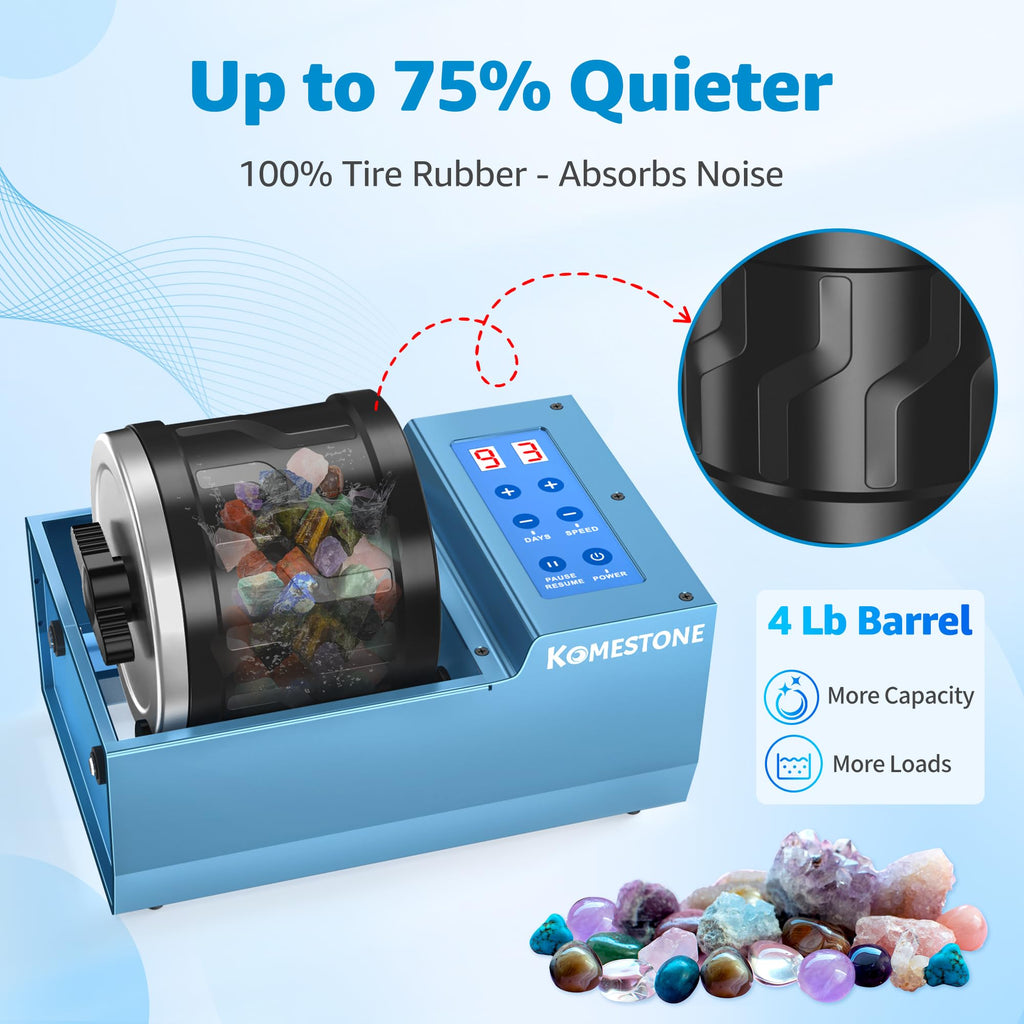 G1 4LB Professional Rock Tumbler Kit for Adults