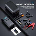 6000A Portable Car Battery Jump Starter with Air Compressor 160PSI