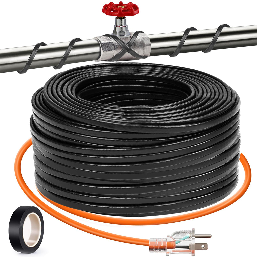 50FT（3FT-200FT） Pipe Heating Cable for Pipe Freeze Protection