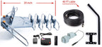Amplified Outdoor TV Antenna for Local Channels, 360° Remote Rotation