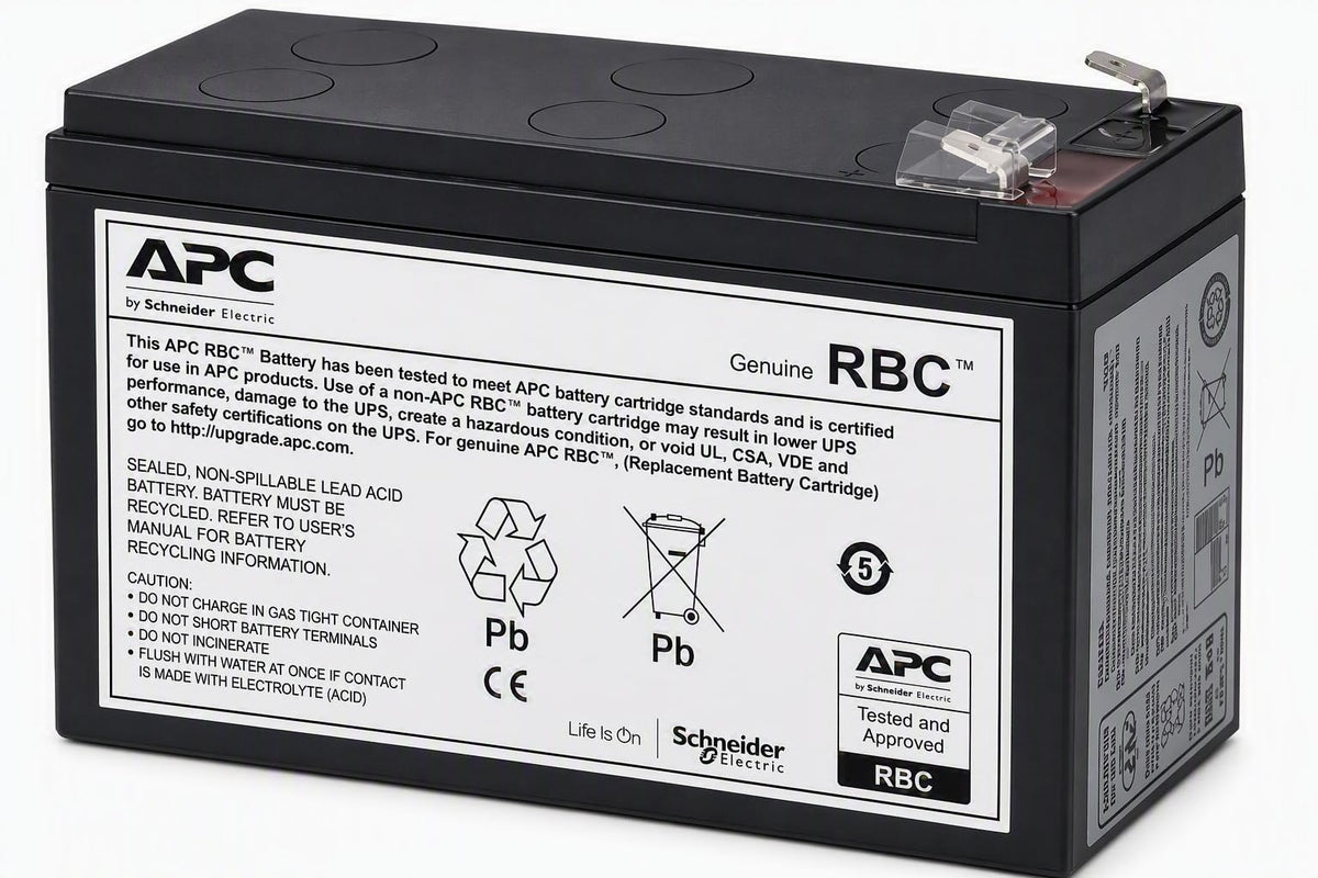APC Genuine UPS Replacement Battery RBC17 for Models BE650G1 BE850G2 BR700G
