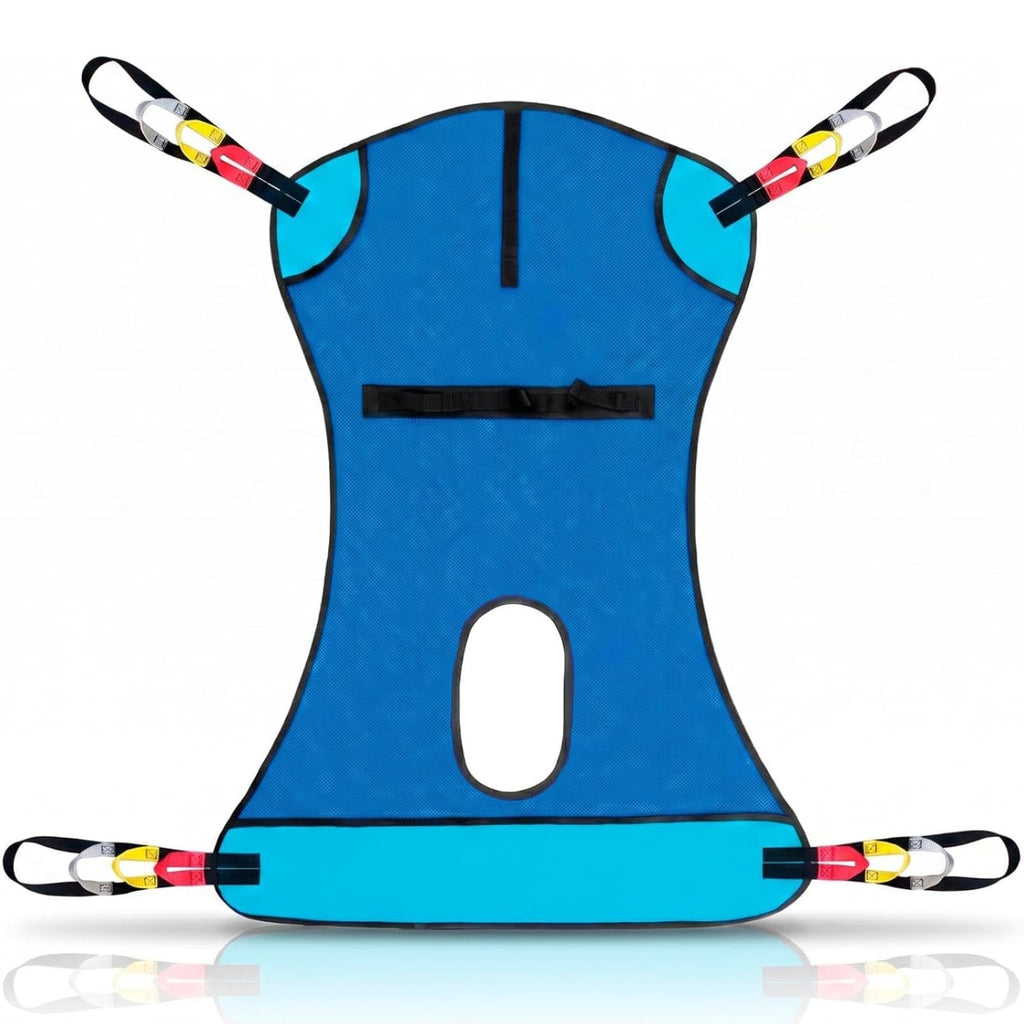 Vive Patient Lift Sling with Opening (400lb Capacity) - Lifting Aid Straps