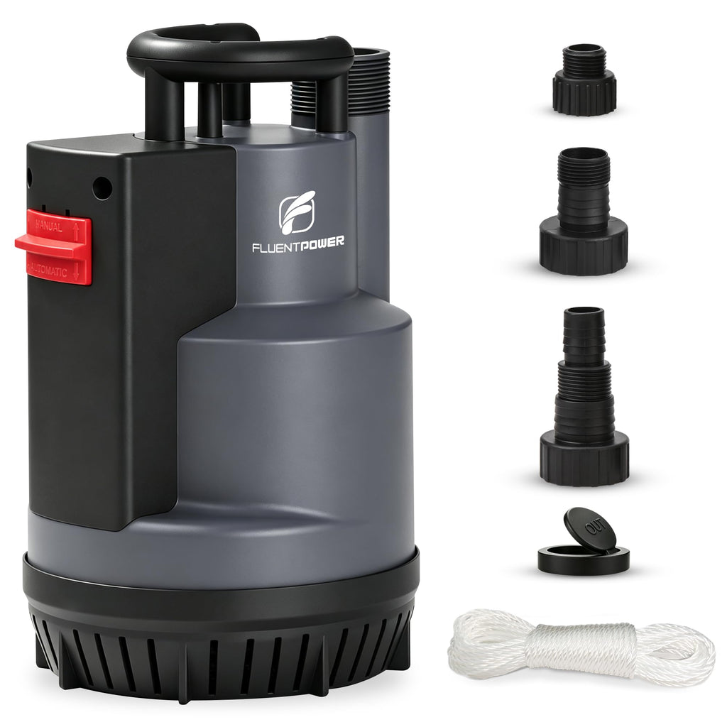 1/2 HP Automatic Submersible Sump and Utility Pump, 2500 GPH