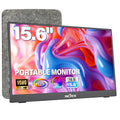 InnoView Portable Monitor 15.6" 1080P for Laptop with Storage Bag, Built-in 90° Adjustable Stand USB C HDMI Ultra-Slim Portable Laptop Monitor for
