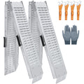 72.5" Heavy Duty Folding Loading Ramps, 1500lb Capacity, Ideal for Motorcycles, Lawn Mowers, ATVs, UTVs, and More – Pack of 2 with Safety Straps and