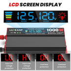 1000W Power Inverter 12V DC to 110V/120V AC Car Converter for Vehicles