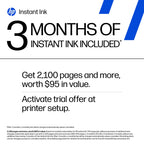 HP OfficeJet Pro 8125 Wireless All-in-One Color Inkjet Printer, Print, Scan, Copy, ADF, Duplex Printing Best-for-Home Office, 3 Month Trial of