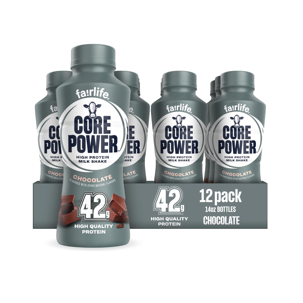 Core Power Fairlife Elite 42g High Protein Milk Shakes For kosher diet, Ready to Drink for Workout Recovery, Chocolate, 14 Fl Oz (Pack of 12), Liquid