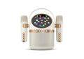 PHILIPS S2508 Portable Karaoke Machine,Party Bluetooth Speaker with 2 Karaoke Microphones,7 H Battery,Multi-Colored Light Modes with Display Screen,6
