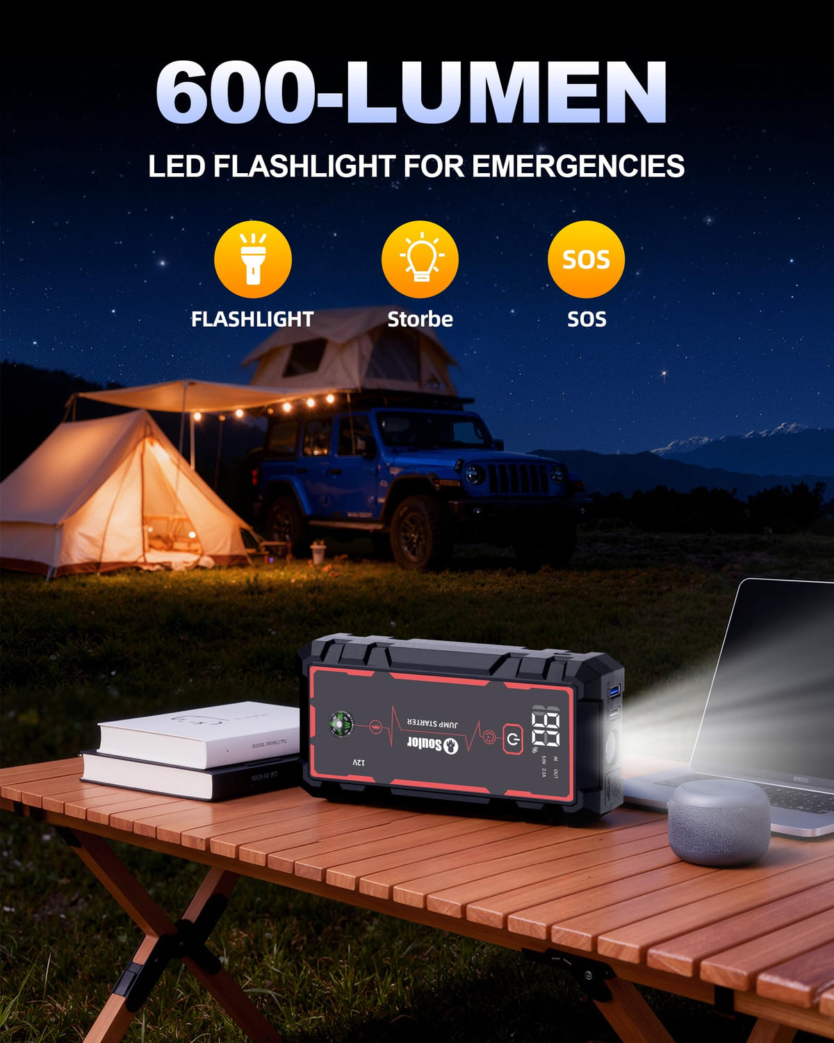 Jump Starter Battery Jumper Starter Portable Car Battery Jump Starter 5000A