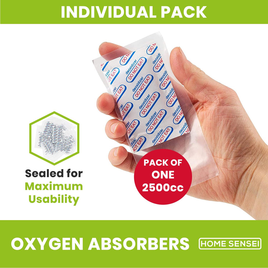 10pcs 5 Gallon Mylar Bags for Food Storage - 10 Mil Thick - Extra large bags 5 Gallon with Oxygen Absorbers 2500cc - Zipper Resealable Milar Bags