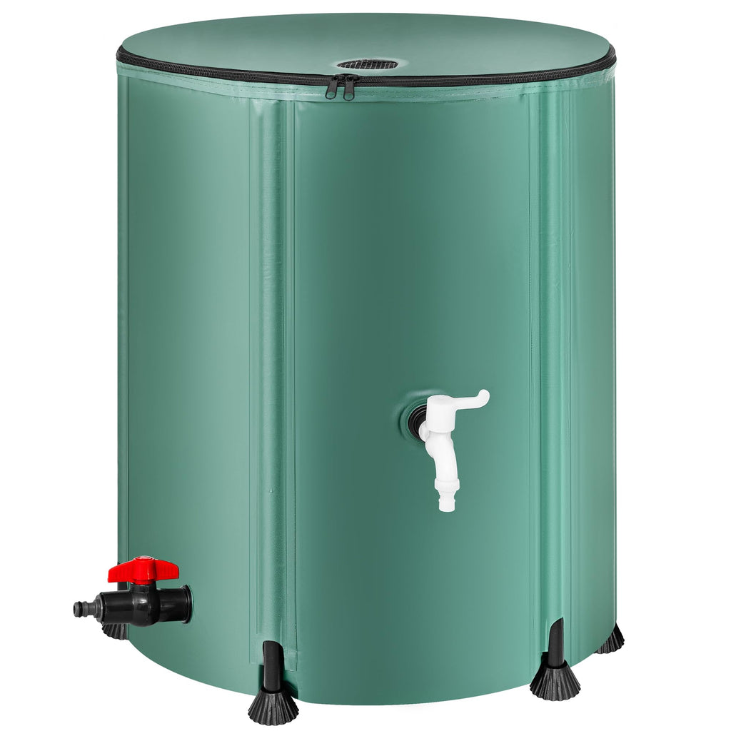 Collapsible Rain Barrel Water Storage Containers 53 Gallon