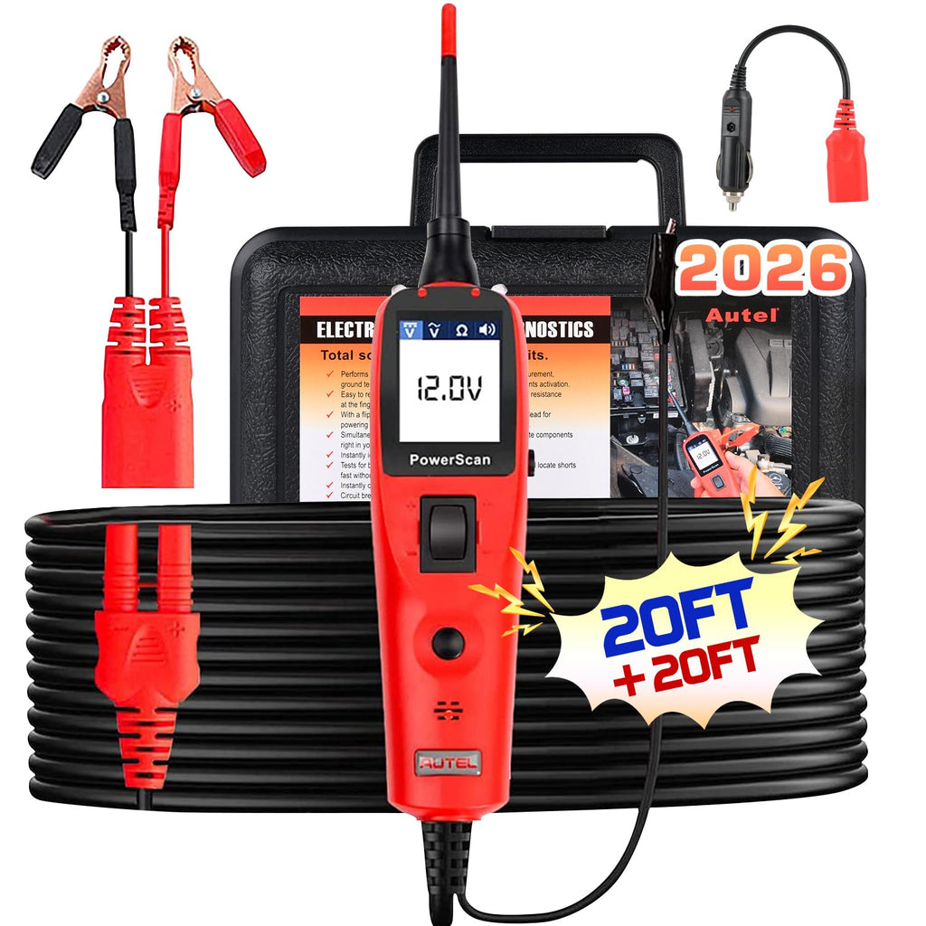 Autel PowerScan Automotive Circuit Tester, 12-24V Power Circuit Probe Tool