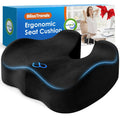 BlissTrends Memory Foam Seat Cushion for Car Seat & Office Chair, Black