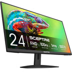 Sceptre 27-inch Prime Gaming Monitor 100Hz 1ms DisplayPort HDMI x2 100% sRGB AMD FreeSync Build-in Speakers, Eye Care Frameless Machine Black 2025