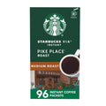 Starbucks VIA Instant Coffee, Pike Place Roast, 96 Count