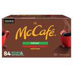 McCafe Premium Roast Decaf Coffee, K-Cup Pods, 84 Count